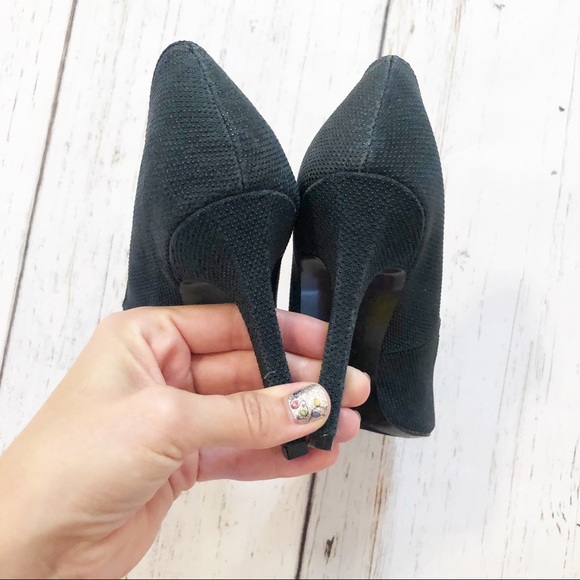 Navy blue Nine West navy blue pointed toe heels 5M - Picture 8 of 10